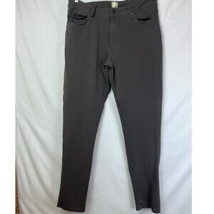 Swet Tailor Men's Size 32 x 32 Gray Flat Front Tapered Leg Athleisure Golf Pant